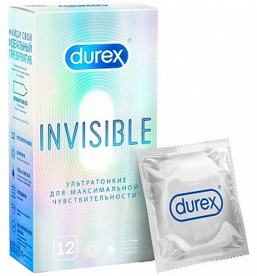Durex (Дюрекс) презервативы Invisible 12шт