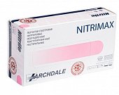 Перчатки Archdale Nitrimax смотровые нитриловые нестерильные неопудренные текстурные размер S, 100 шт розовые, Top Glove SDn BHD