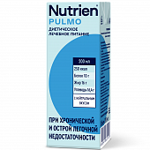 Нутриэн Пульмо стерилизованный для диетического лечебного питания с нейтральным вкусом, 200мл, Инфаприм ЗАО