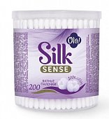 Ola! Silk Sense ватные палочки Силк Сенс стакан, 200шт, Целлтекс